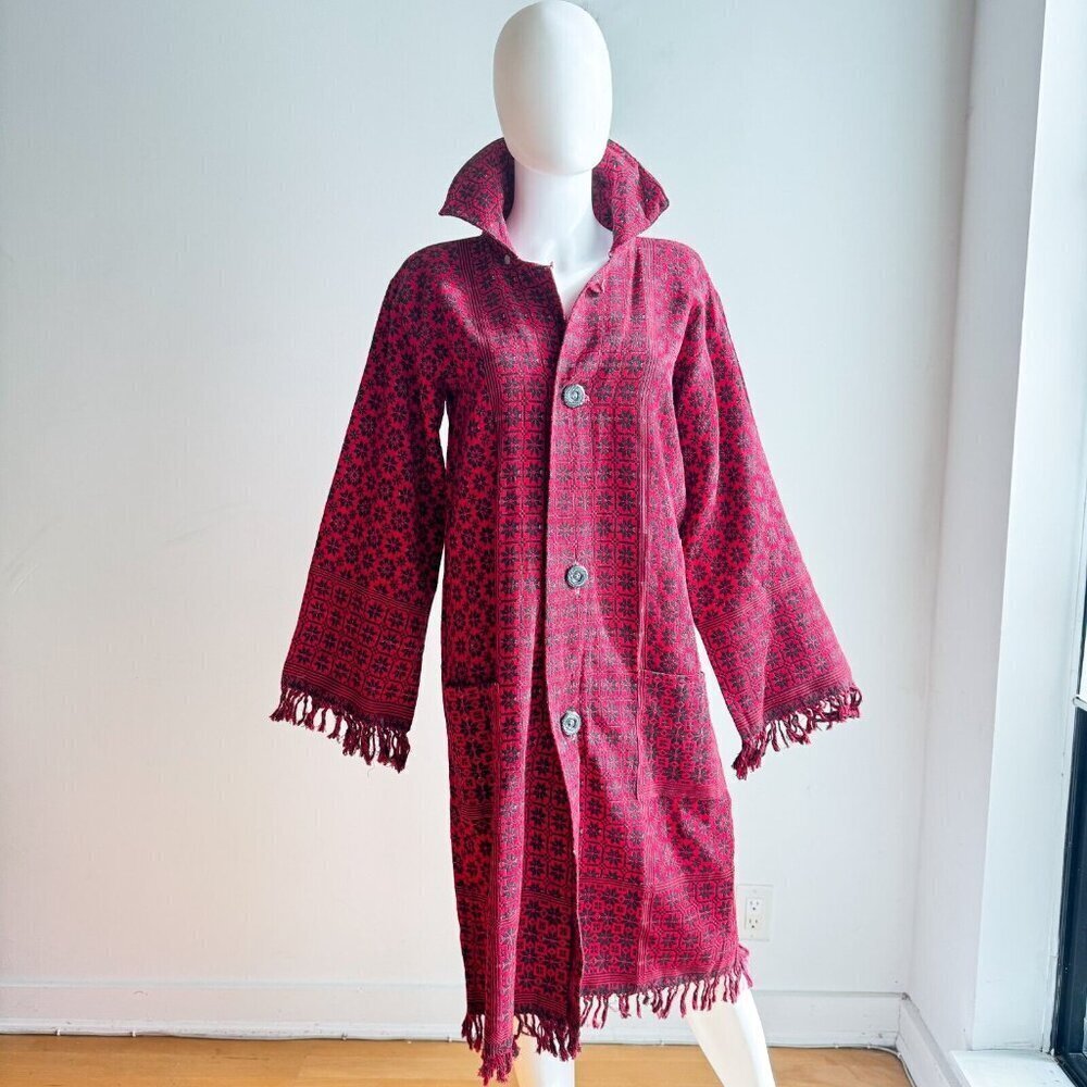 Vintage Ethnic Unique Floral Print Jacket M - Picture 2 of 9